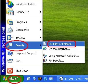 Windows Search Function Vista