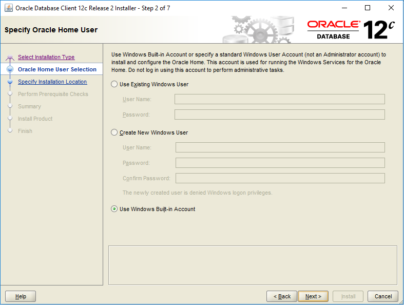 Downloading And Installing Oracle 12c Client