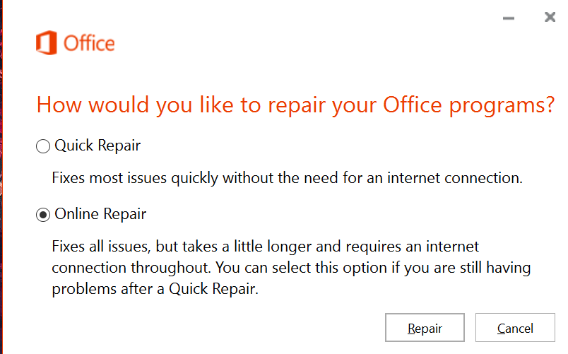 Microsoft Office Problems Vista