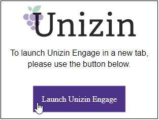 Click Launch Unizin Engage