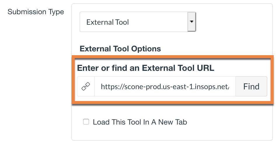 Paste link into Canvas Assignments>External Tools