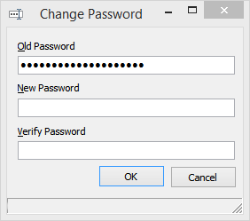 Toad password change window