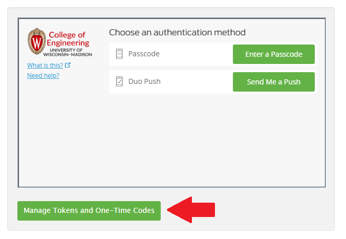 Manage Tokens