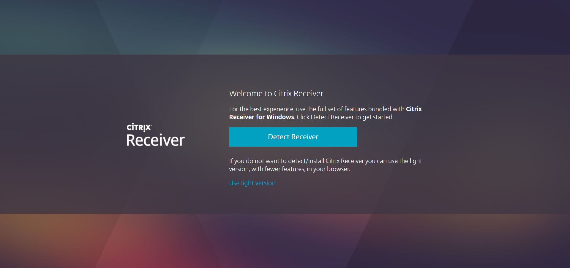 Citrix receiver windows 10