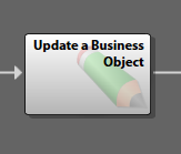 Image of the Update a Business Object Step in the Cherwell Editor