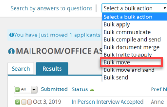 Bulk Move Action