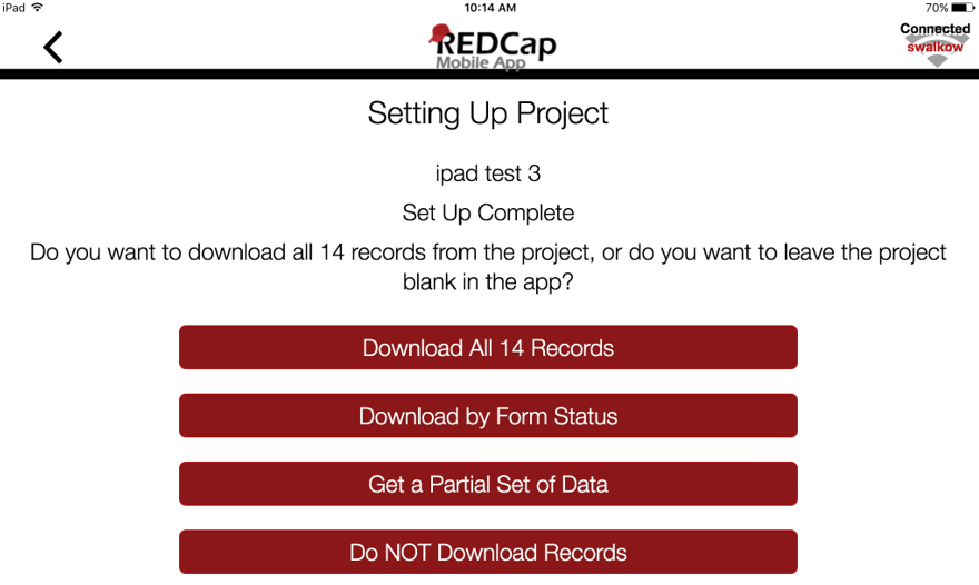 Download Records Screenshot